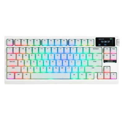 EPOMAKER  G84 PRO US EM-G84P-WH-CJ (ワイヤレスメカニカルゲーミングキーボード ホワイト) 