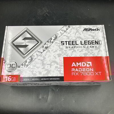 【大須店】中古  ASRock RX7800XT SL 16GO RX7800XT Steel Legend OC (RX7800XT 16GB) 162734 