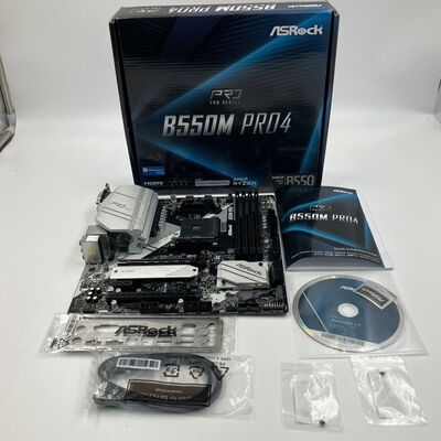 【なんば店】中古  ASRock B550M Pro4 (B550 AM4 mATX DDR4) 142938 