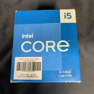 【横浜駅前店】中古  INTEL Core i5 13500 (1700/2.5G/24M/C14/T20) 154212 