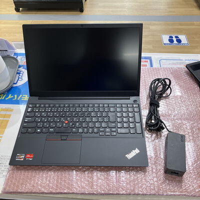 【宮崎恒久店】中古  Lenovo ThinkPad E15 Gen 2 (AMD Ryzen5 4500U 2.3GHz/16GB/SSD256GB/-/オンボード/15.6/1920x1080/Wi-Fi/WEBCAM/W11P64) 173998 