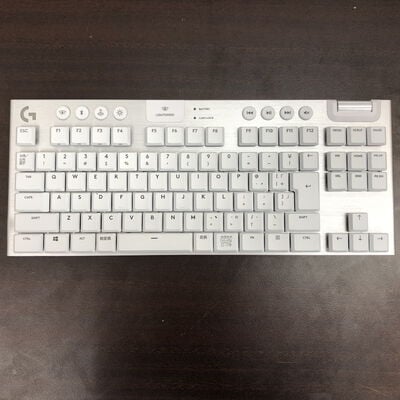 【福山ココローズ店】中古  Logicool　G913 TKL LIGHTSPEED Wireless RGB Mechanical Gaming Keyboard-Tactile G913-TKL-TCWH [ホワイト] 5090001060 