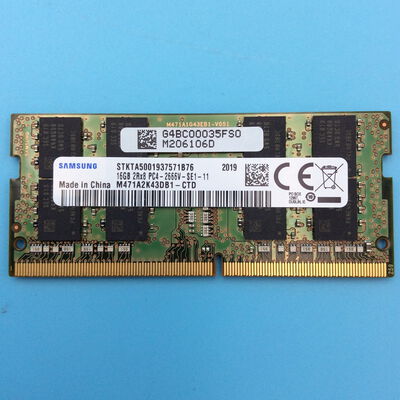 【秋葉原本店】中古  PC4-21300 16GB ノート用(DDR4-2666) 150696 