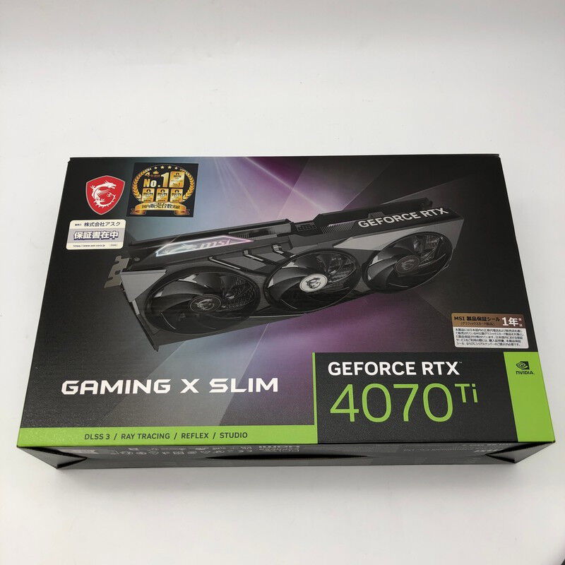 【中古】msi RTX4070 中古 MSI GeForce RTX 4070 Ti GAMING X SLIM 12G (RTX4070Ti