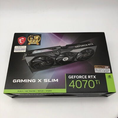 【大分店】中古  MSI GeForce RTX 4070 Ti GAMING X SLIM 12G (RTX4070Ti 12GB) 4860000750 