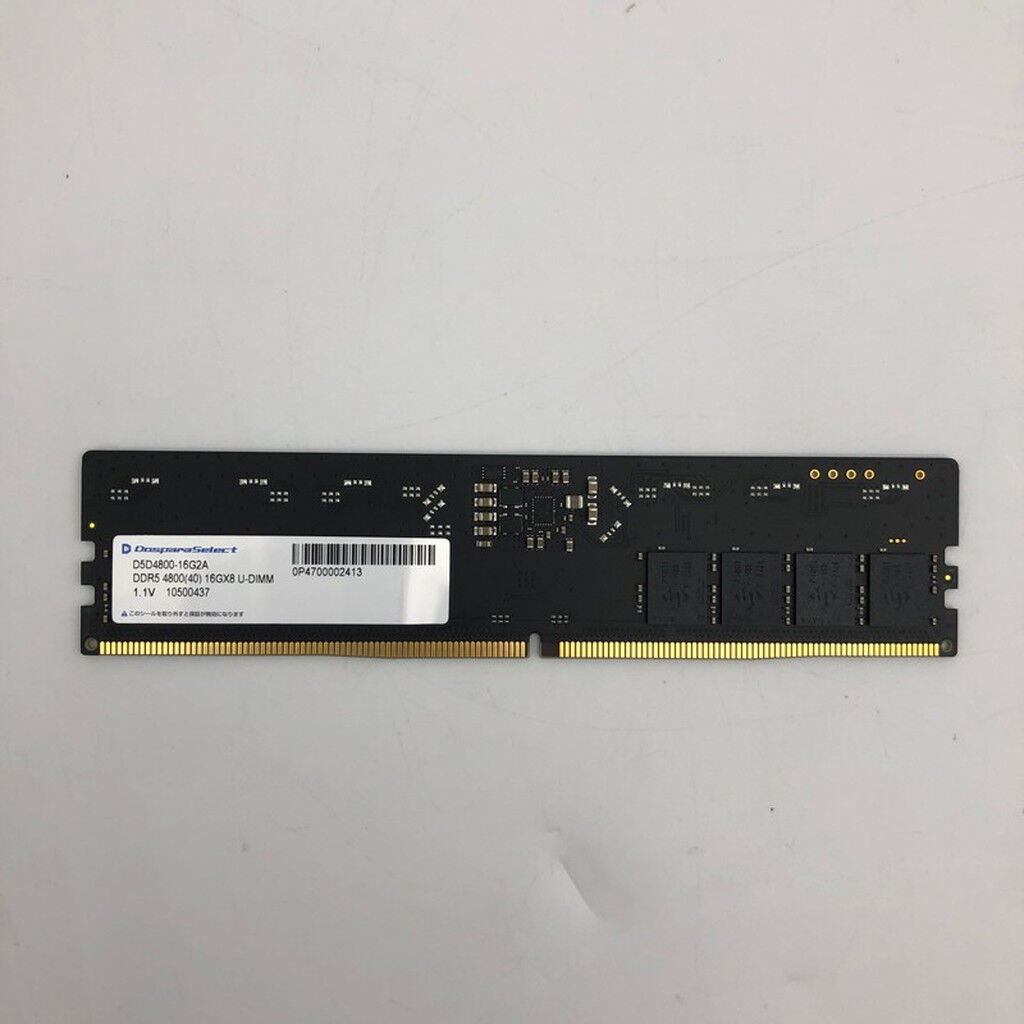中古 PC5-38400 16GB デスクトップ用(DDR5-4800) 149151 （332759