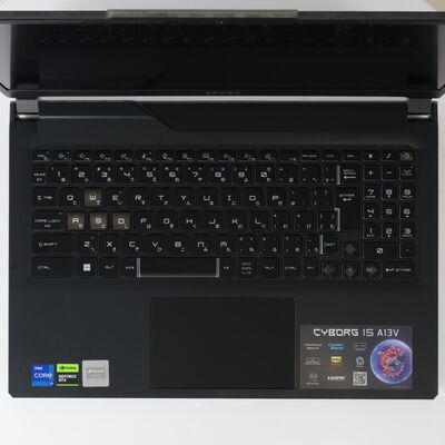 【通販センター】中古  MSI Cyborg 15 A13V Cyborg-15-A13VFK-4125JP(Intel Core i7 13620H/16GB DDR5 (PC5)/SSD1TB/なし/NVIDIA GeForce RTX 4060 8GB Laptop GPU/15.6/1920x1080/Wi-Fi/W11H64 MAR) 194457 