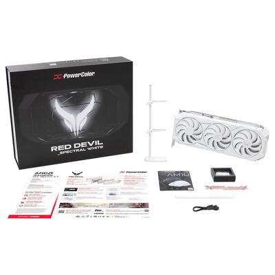 PowerColor  RX9070XT 16G-E/OC/WHITE (Radeon RX 9070 XT 16GB) 