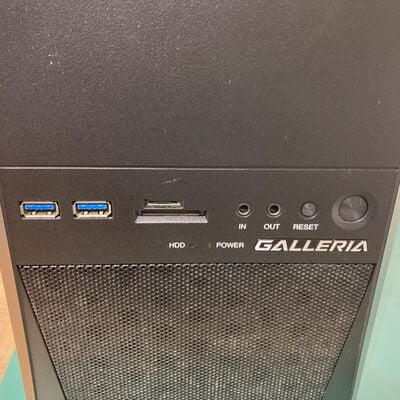 【富山本郷店】中古  THIRDWAVE GALLERIA (Intel Core i7 8700 3.20GHz/8GB/SSD1TB/なし/NVIDIA GeForce RTX2080/W11H64 MAR) 1000804277 185127 