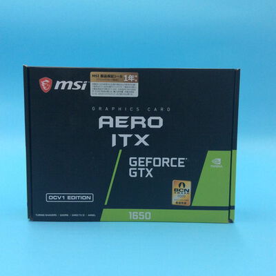 【秋葉原本店】中古  MSI GeForce GTX 1650 AERO ITX 4G OC(GTX1650 4G GDR5) 139574 