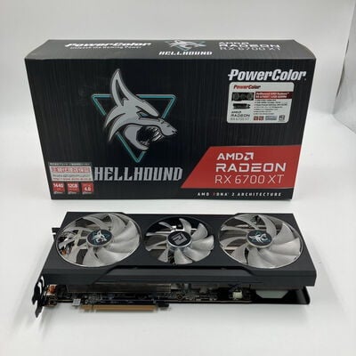 【なんば店】中古  PowerColor AXRX 6700XT 12GBD6-3DHL (RX6700XT 12GB) 144983 