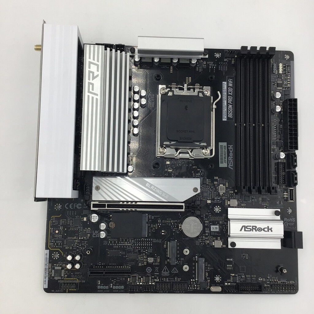 中古 ASRock B650M Pro X3D WiFi (B650 AM5 mATX DDR5) 4950001696