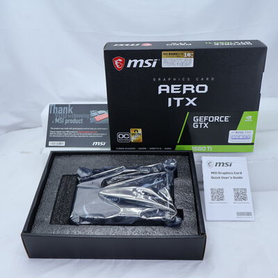 【通販センター】中古  MSI GeForce GTX 1660 Ti AERO ITX 6G OC(GTX1660Ti) 139073 