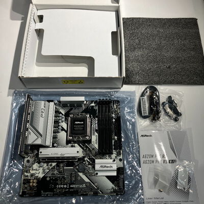 【鹿児島店】中古  ASRock A620M Pro RS (A620 AM5 mATX DDR5) 168312 