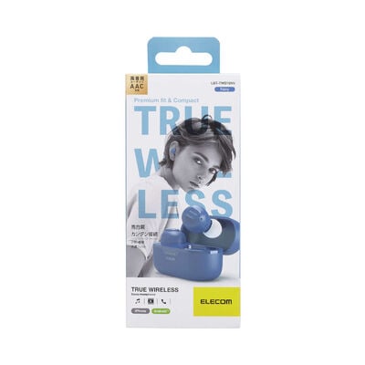 エレコム  LBT-TWS16NV (完全ワイヤレスBluetoothヘッドホン ネイビー) 