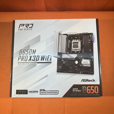 【なんば店】中古  ASRock B650M Pro X3D WiFi (B650 AM5 mATX DDR5) 3280021874 