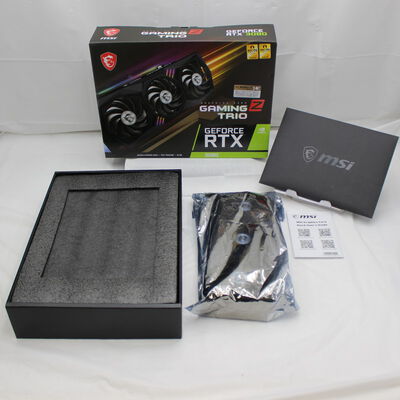 【通販センター】中古  MSI GeForce RTX 3080 GAMING Z TRIO 12G LHR (RTX3080 12GB) 148958 