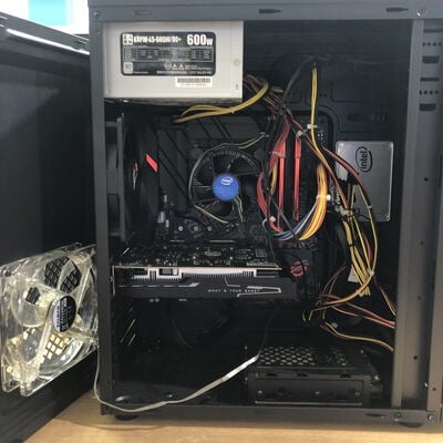 【甲府飯田店】中古  自作パソコン(Core i5 9400F/16GB/SSD256GB/HDD2TB/GTX1650) 4720001082 