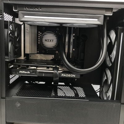 【宇都宮鶴田店】中古  自作PC(Ryzen 5 7500F/32GB/SSD1TB/RX9060XT 16GB/W11H) 5280001759【8/20値下げ!】 