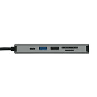 グリーンハウス  USB Type-C ドッキングステーション GH-MHC6A-SV 