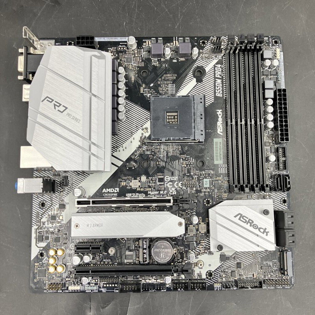 中古 ASRock B550M Pro4 (B550 AM4 mATX DDR4) 142938 （363939