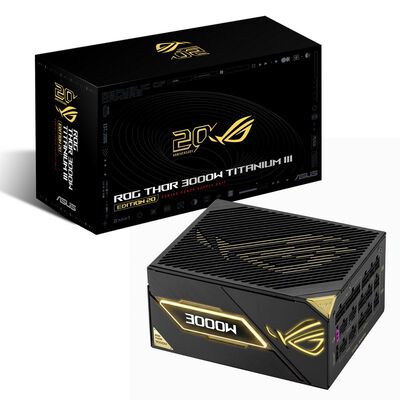 ASUS  ROG Thor 3000W Titanium III Edition 20 (ROG Equalizer) ROG-THOR-3000T3-GAMING-20TH 