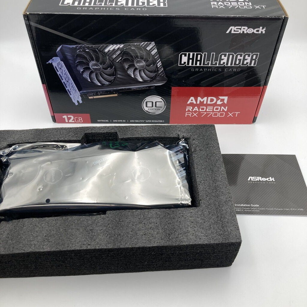 中古 ASRock RX7700XT CL 12GO(RX7700XT Challenger OC) 3430006422