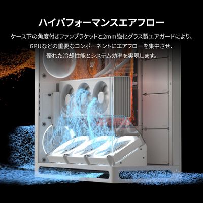 HAVN  HS 420 VGPU Edition White HVN-CA-HS420-07 (E-ATX ガラス ホワイト) 