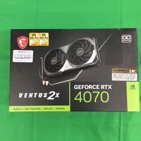 中古  MSI GeForce RTX 4070 VENTUS 2X 12G OC (RTX4070 12GB) 157129 