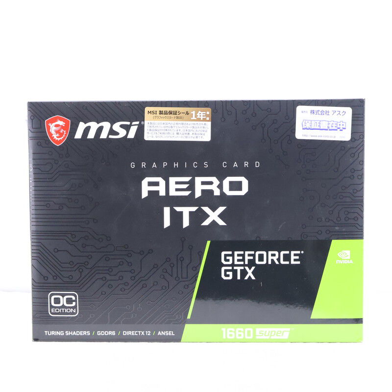 中古 MSI GeForce GTX 1660 SUPER AERO ITX OC 3480041942 （387382