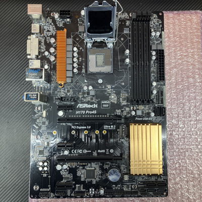 【富士青葉店】中古  ASRock H170 Pro4S (H170 1151 ATX DDR4) 5070002433 
