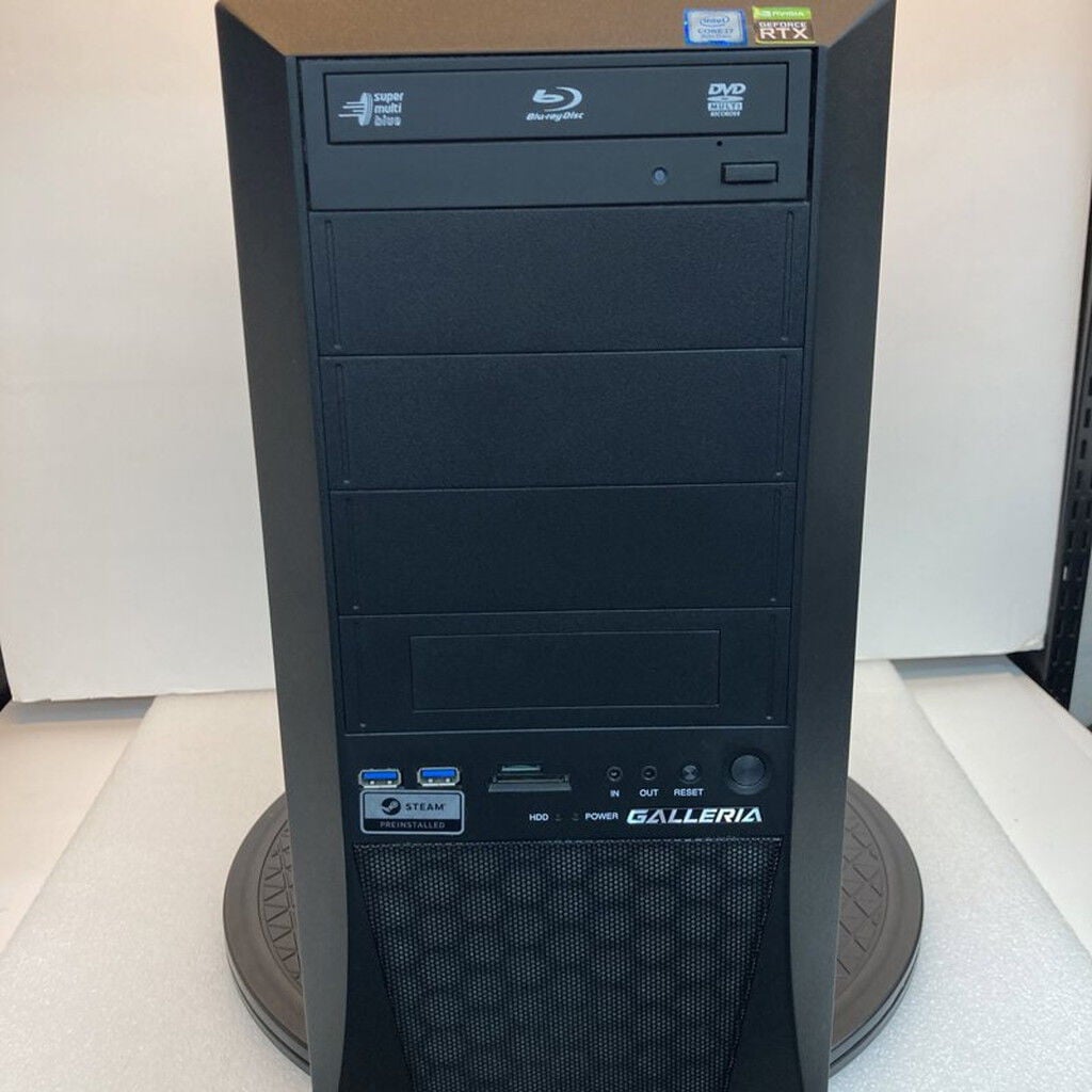 中古 THIRDWAVE GALLERIA XF(Core i7-9700/64GB/SSD500GB+HDD2TB/BD-RE