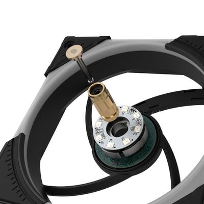 ASUS  ROG EURUX GR120 FAN ARGB REVERSE BLACK 3IN1 (120mm ブラック リバースファン 3個パック) 