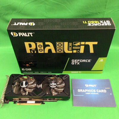 【川崎店】中古  Palit NE6166TS18J9-1160A (GTX1660Ti 6GB Dual OC) 192444 