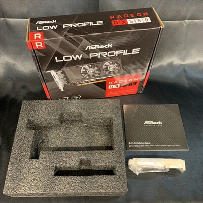 【横浜駅前店】中古  ASRock RX550 LP 4G (Radeon RX550 4GB GDDR5 1H1P) 199771 