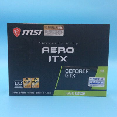 【秋葉原本店】中古  MSI GeForce GTX 1660 SUPER AERO ITX OC (GTX1660 SUPER) 141207 