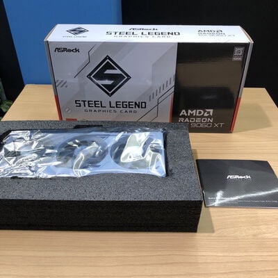 【甲府飯田店】中古  ASRock RX9060XT SL 16GO(RX9060XT Steel Legend 16G) 179896 