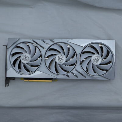 【通販センター】中古  MSI GeForce RTX 4070 Ti SUPER 16G GAMING X SLIM WHITE（RTX4070Ti SUPER 16GB） 3480042485 