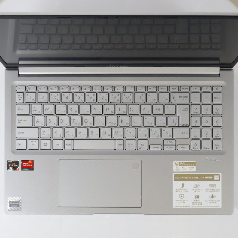 中古 ASUS Vivobook 15X M3504YA NotebookPC(AMD Ryzen 7 7730U/16GB