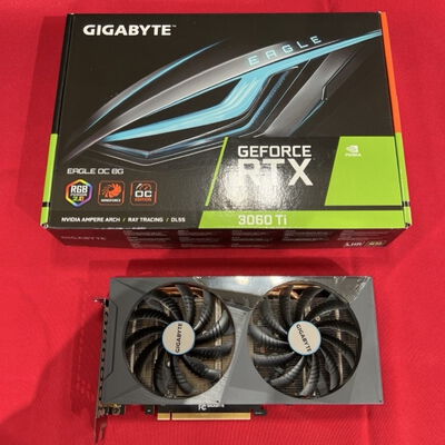 【静岡東瀬名店】中古  GIGABYTE GV-N306TEAGLE OC-8GD (RTX3060Ti 8GB) 144189 