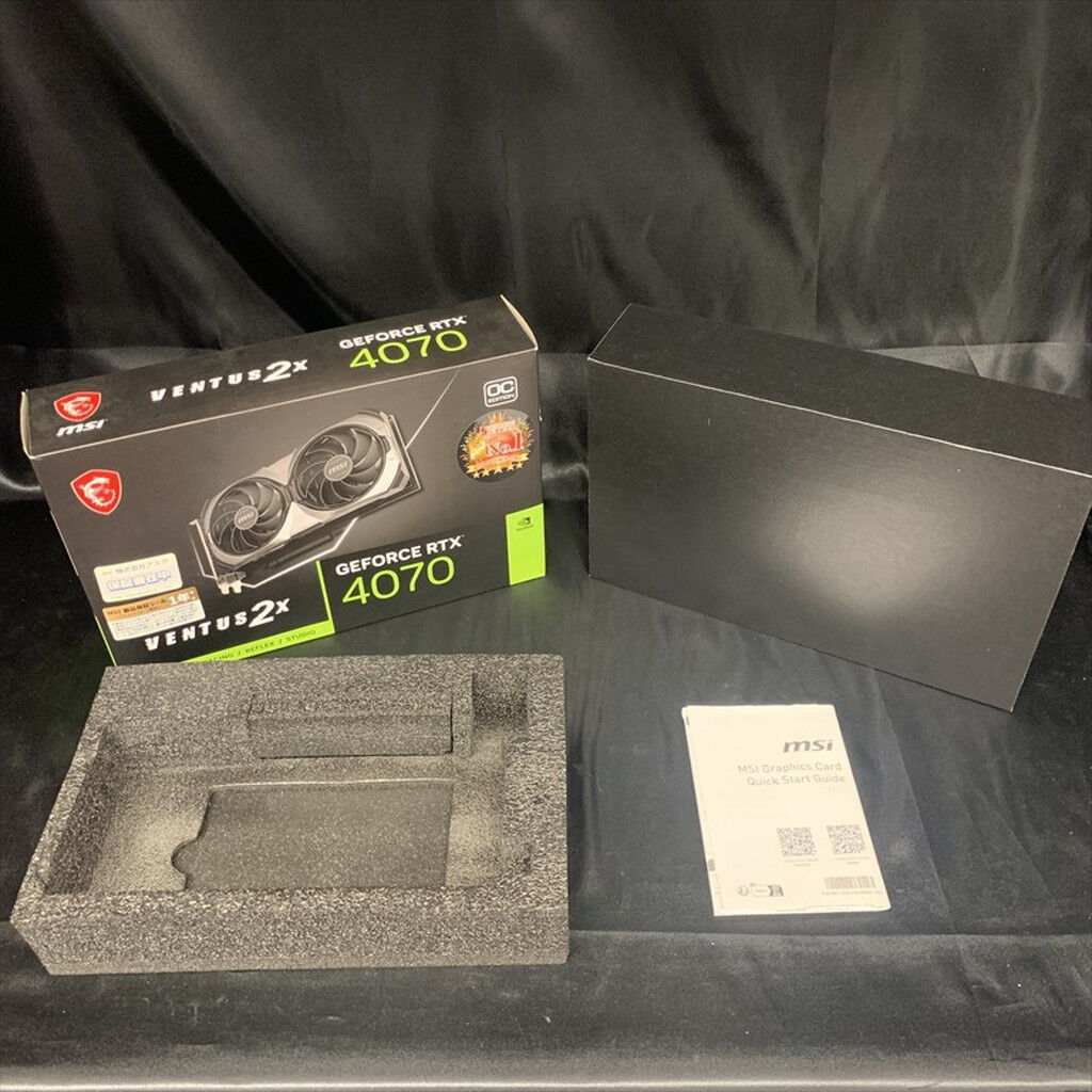 中古 MSI GeForce RTX 4070 VENTUS 2X E 12G OC (RTX4070 12GB