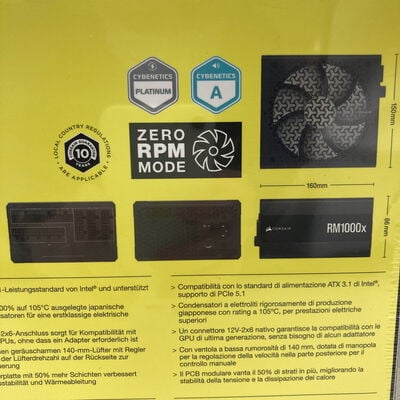 【神戸・三宮店】中古  CORSAIR CP-9020271-JP(RM1000x 2024 ATX3.1 CyG P) 3430006277 