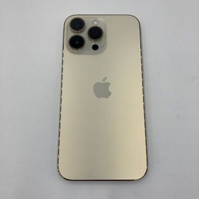 【福井日之出店】中古  【SoftBank版SIMフリー】Apple iPhone14 Pro Max 6.7インチ 128GB (ゴールド) MQ983J/A 155060 