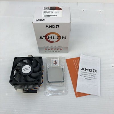 【徳島住吉店】中古  AMD Athlon 200GE (AM4/3.2/5M/C2/T4/35W) 140322 