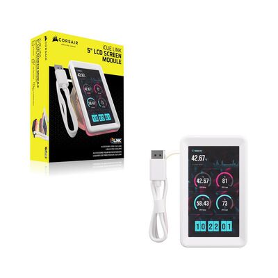 Corsair  iCUE LINK 5" LCD Screen Module White CW-9061044-WW (ホワイト) 