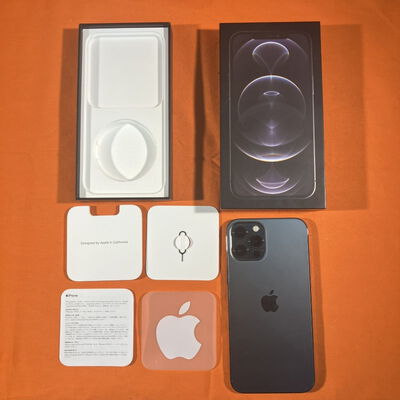 【なんば店】中古  Apple iPhone12 Pro Max 6.7インチ 128GB (グラファイト) 国内版SIMロックフリー MGCU3J/A 144061 
