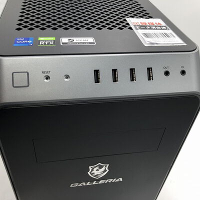 【盛岡都南店】中古  GALLERIA XA7C-R36T(i7 12700/32GB/SSD1TB/RTX3060Ti_8GB/W11H) 4580001291 