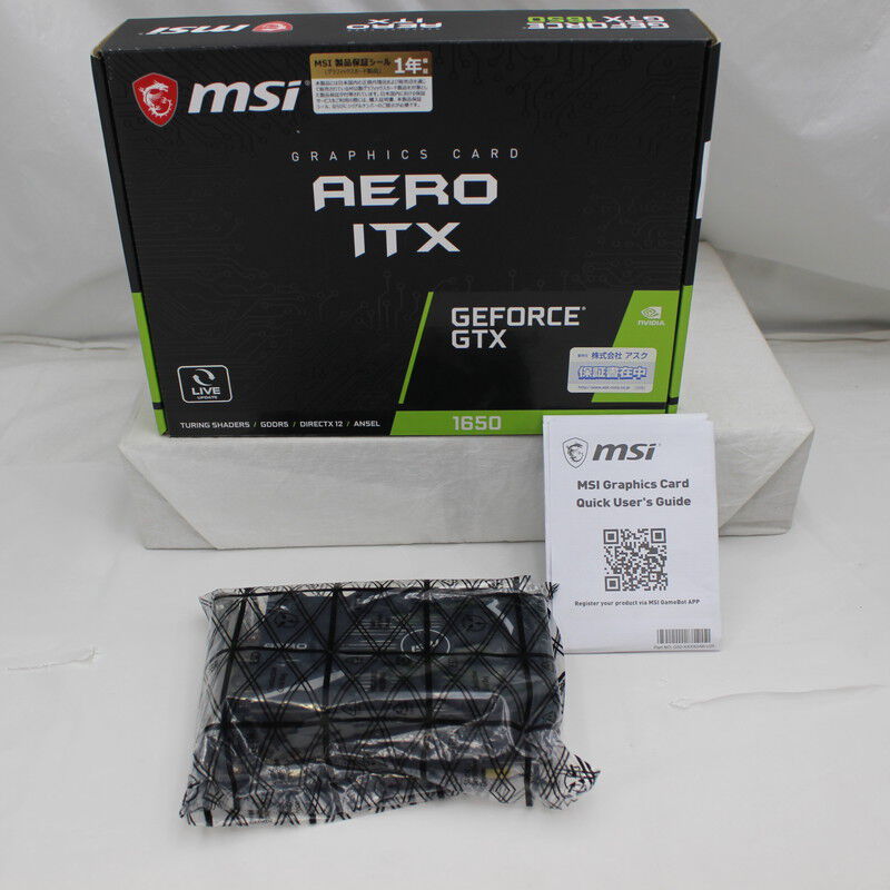 中古 MSI GeForce GTX 1650 AERO ITX 4G（GTX1650 4GB） 3480041103