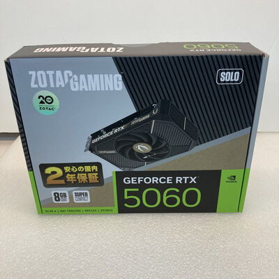 【京都店】中古  ZOTAC ZT-B50600G-10L (RTX5060 SOLO 8G) 179554 
