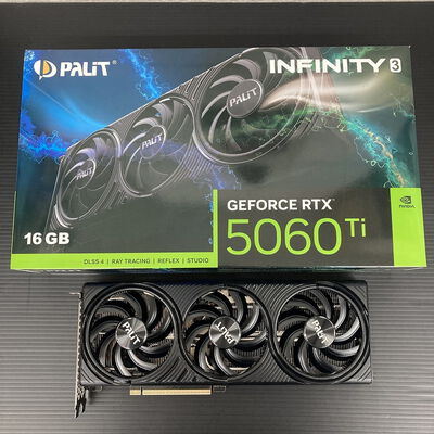 【広島店】中古  Palit NE7506T019T1-GB2061S(RTX5060Ti Infinity3 16G) 178241 